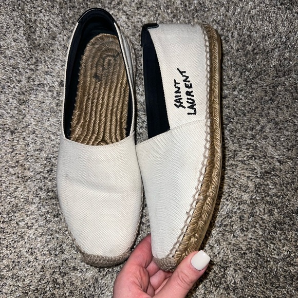 SAINT LAURENT- Canvas Espadrilles - Picture 3 of 5